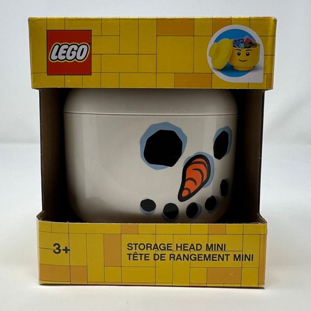 Lego Storage Head Mini Snowman